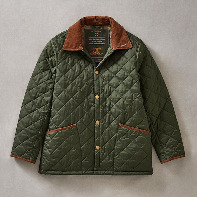 00s R.Newbold × Barbour quilting blouson Icons in quilting | Celebrating 30 years of the liddesdale